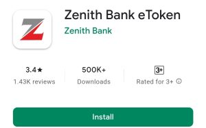 Zenith Bank eToken app